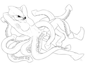 Rating: Explicit Score: 0 Tags: 4:3 anthro aquatic beak blush cephalopod coleoid decapodiform e621 genitals hi_res hyde_(character) hyponome ingi kraken male mantle_(mollusk) mollusk monochrome multi_genitalia multi_hyponome multi_penis open_beak open_mouth open_smile penis penis_tentacles smile solo tentacles User: bunchy7s
