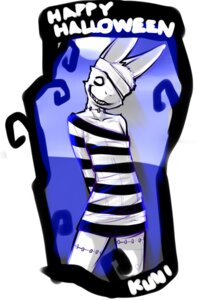 Rating: Safe Score: 0 Tags: anthro e621 halloween holidays kuni lagomorph leporid male mammal rabbit simple_background solo white_background User: bunchy7s