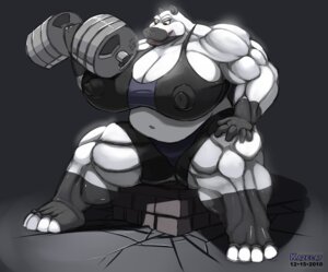 Rating: Questionable Score: 0 Tags: amber_eyes anthro biceps big_breasts breasts clothing common_hippopotamus e621 exercise female hippopotamid holding_object hyper iridium kazecat mammal muscular muscular_anthro muscular_female solo tight_clothing weightlifting weights wide_hips workout User: bunchy7s