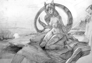 Rating: Questionable Score: 0 Tags: anthro aquatic barefoot biped breasts cetacean collar dolphin e621 feet female graphite_(artwork) greyscale hair heart_symbol kloh0und long_hair long_tail looking_at_viewer mammal monochrome natalie_(greymaria) nipples nude oceanic_dolphin outside rock sea sitting sketch solo sunset tail toothed_whale traditional_media_(artwork) wariza water wide_hips User: bunchy7s