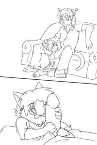 Rating: Explicit Score: 0 Tags: 2:3 age_difference anthro anthro_on_anthro balls biped black_and_white circumcised comic digital_drawing_(artwork) digital_media_(artwork) domestic_cat dominant duo e621 ear_tuft erection felid feline felis fellatio genitals handjob hi_res humanoid_genitalia humanoid_penis larger_dom larger_male licking male male/male mammal monochrome older_male oral penile penis penis_in_face penis_lick pubes sex simple_background size_difference smaller_male tail tongue tongue_out tuft white_background young young_anthro young_male younger_male zooshi User: bunchy7s