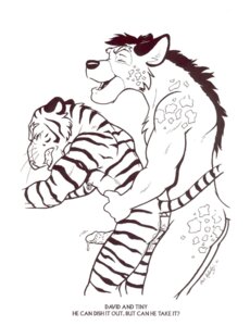 Rating: Explicit Score: 0 Tags: 00s 2002 2boys anal anal_sex anthro ass associated_student_bodies chris_mckinley cletis_"tiny"_morton closed_eyes david_mear english_text erect_penis erection feline from_behind fur furry furry_only gay hyena male male_only monochrome muscular muscular_male nipple_piercing nipples nude penetration penis piercing precum rule34 simple_background text things_you_never_thought_you'd_see tiger yaoi User: bunchy7s