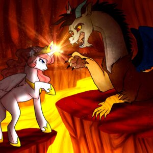 Rating: Safe Score: 0 Tags: 1:1 2011 absurd_res angry bluebirdrae288 chimera claws crown discord_(mlp) draconequus duo e621 equid equine face_off fangs feathered_wings feathers female feral forked_tongue friendship_is_magic hair hasbro headgear hi_res hooves horn lava magic male mammal my_little_pony mythological_creature mythological_equine mythology pink_hair princess princess_celestia_(mlp) purple_eyes quadruped raised_hoof red_eyes royalty teeth tongue winged_unicorn wings User: bunchy7s