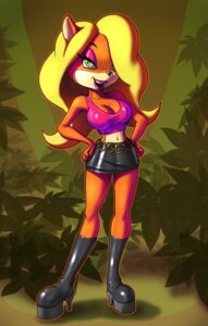 Rating: Safe Score: 0 Tags: activision anthro bandicoot biped blonde_hair boots bottomwear breasts cleavage clothed clothing crash_bandicoot_(series) crop_top e621 eyelashes eyeshadow female fernando_faria footwear forest fur green_background green_eyes hair hair_over_eye hands_on_hips hi_res high_heeled_boots high_heels jungle knee_boots knee_highs latex legwear lips makeup mammal marsupial midriff miniskirt navel one_eye_obstructed orange_body orange_fur outside pink_lips plant platform_footwear platform_shoes pose shirt shoes simple_background skirt solo spotlight standing tank_top tawna_bandicoot topwear tree y2k_(fashion) User: bunchy7s Rating: Safe Score: 0 Tags: activision anthro bandicoot biped blonde_hair boots bottomwear breasts cleavage clothed clothing crash_bandicoot_(series) crop_top e621 eyelashes eyeshadow female fernando_faria footwear forest fur green_background green_eyes hair hair_over_eye hands_on_hips hi_res high_heeled_boots high_heels jungle knee_boots knee_highs latex legwear lips makeup mammal marsupial midriff miniskirt navel one_eye_obstructed orange_body orange_fur outside pink_lips plant platform_footwear platform_shoes pose shirt shoes simple_background skirt solo spotlight standing tank_top tawna_bandicoot topwear tree y2k_(fashion) User: bunchy7s