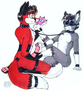 Rating: Explicit Score: 0 Tags: 3_toes anthro anthro_on_anthro canid canine claws dipstick_tail duo e621 erection feet foot_fetish foot_lick foot_play footjob fox genitals hindpaw licking male male/male mammal markings pawpads paws penile penis sex sex_toy simple_background tail tail_markings tierafoxglove toe_claws toes tongue tongue_out white_background User: bunchy7s