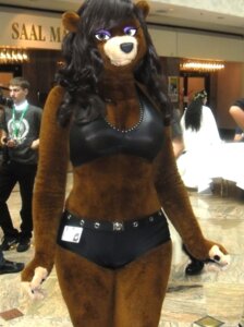 Rating: Safe Score: 0 Tags: anthro bear bottomwear cherry_(kiwikig) clothing costume e621 eyeshadow female fursuit grandfathered_content group hair hi_res kiwikig long_hair looking_at_viewer makeup mammal photography_(artwork) real shorts solo_focus winfox User: bunchy7s