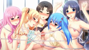 Rating: Explicit Score: 0 Tags: 1boy 5girls censored female game_cg harem kyonyuu_torai_!_tankishuuchuu_chichi_momi_ressun male multiple_females multiple_girls nude pussy rule34 User: bunchy7s