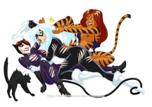 Rating: Explicit Score: 0 Tags: 3girls avengers batman_(series) black_cat black_cat_(marvel) cat catfight catwoman crossover dc dc_comics felicia_hardy female hair_pull hair_pulling house_cat human marvel marvel_comics multiple_females multiple_girls rule34 scar scars selina_kyle spider-man_(series) straight_hair tail the-silverware tigra violence yuri User: bunchy7s