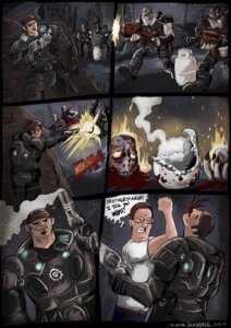 Rating: Questionable Score: 0 Tags: 2011 alien armor blood bodily_fluids clothed clothing comic crossover death dialogue e621 english_text epic_games gears_of_war glass gore gun hank_hill human humor king_of_the_hill male mammal marcus_fenix microsoft night profanity propane_tank punch ranged_weapon shadman smile speech_bubble text uppercut url weapon xbox_game_studios User: bunchy7s