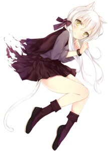 Rating: Safe Score: 0 Tags: accessory animal_humanoid bow_(feature) bow_accessory bow_ribbon cat_humanoid clothing dress e621 felid felid_humanoid feline feline_humanoid female hair hair_accessory hair_bow hair_ribbon humanoid kojiki-life long_hair looking_at_viewer mammal mammal_humanoid pigtails ribbons simple_background solo tail white_background white_hair yellow_eyes User: bunchy7s