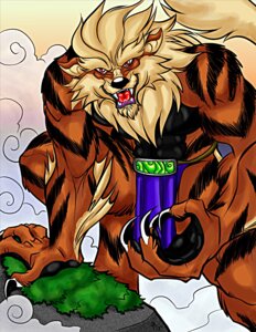 Rating: Safe Score: 0 Tags: abs anthro anthrofied arcanine athletic belt biceps big_muscles black_body black_fur black_nose black_pawpads blonde_hair brown_body brown_fur canid canine claws clothed clothing cloud crouching e621 fangs fur generation_1_pokemon hair hi_res looking_at_viewer male mammal markings muscular muscular_anthro muscular_male nintendo open_mouth pawpads paws pecs pokemon pokemon_(species) pokemorph pose red_eyes rock solo stripes tan_body tan_fur teeth tongue topless unknown_artist User: bunchy7s