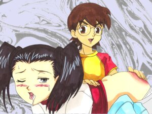 Rating: Explicit Score: 0 Tags: 1girls ass female gakuen_senki_muryou glasses hajime_murata matsudo_kureichi moriyama_nayuta nayuta_moriyama pants_down pigtails rule34 shingu spanking User: bunchy7s