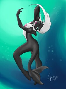 Rating: Questionable Score: 0 Tags: 2009 anthro aquatic breasts cetacean dolphin e621 female hair juxzebra long_hair mammal nipples nude oceanic_dolphin orca solo tail toothed_whale underwater water white_hair User: bunchy7s