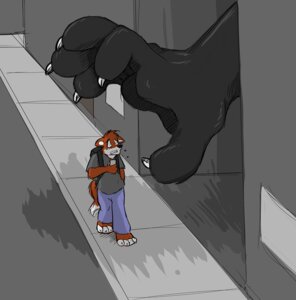 Rating: Questionable Score: 0 Tags: 2011 anthro backpack beherit biped canid canine cellphone comic duo e621 electronics extreme_size_difference fox jeffrey_(kencougr) macro male mammal mostly_offscreen_character paws phone scared size_difference tail User: bunchy7s Rating: Questionable Score: 0 Tags: 2011 anthro backpack beherit biped canid canine cellphone comic duo e621 electronics extreme_size_difference fox jeffrey_(kencougr) macro male mammal mostly_offscreen_character paws phone scared size_difference tail User: bunchy7s