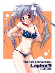 Rating: Explicit Score: 0 Tags: blue_bra blue_hair blue_panties blush bow bow_bra bow_panties bra cellphone female frilled_bra frills glasses grey_eyes hairbow lingerie mutsuse_suzumi panties phone polka_dot polka_dot_bra polka_dot_panties rule34 standing strap_slip tied_hair twintails underwear undressing User: bunchy7s