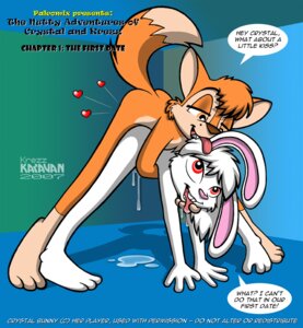 Rating: Explicit Score: 0 Tags: anthro anthro_on_anthro bodily_fluids canid canine crystal_bunny cum drooling duo e621 edward_(school_days) english_text female fox from_behind_position genital_fluids heart_symbol interspecies krezz_karavan lagomorph leporid long_legs male male/female mammal narrow_hips rabbit saliva school_days sex tail text thin_calves thin_legs thin_thighs tongue tongue_out toony vaginal_fluids User: bunchy7s