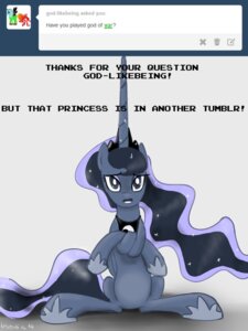 Rating: Safe Score: 0 Tags: 2014 3:4 blue_body blue_feathers e621 english_text equid equine feathered_wings feathers female feral friendship_is_magic hair hasbro hi_res hooves horn long_hair looking_at_viewer mammal my_little_pony mythological_creature mythological_equine mythology nadvgia princess princess_luna_(mlp) royalty signature solo text tumblr winged_unicorn wings User: bunchy7s