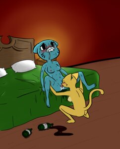 Rating: Explicit Score: 0 Tags: anthro bed blush cartoon_network crossover crossover_ship cunnilingus duo e621 felid female female/female furniture genitals gottashitfast imminent_orgasm katia_managan khajiit mammal mature_anthro mature_female microsoft nicole_watterson nude oral orgasm prequel_adventure sex tail the_amazing_world_of_gumball the_elder_scrolls vaginal vulva User: bunchy7s