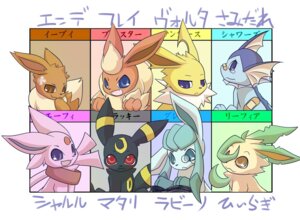 Rating: Safe Score: 0 Tags: ambiguous_gender bandage blue_eyes blush brown_eyes canid canine chabo e621 eevee eeveelution espeon eyewear feral flareon generation_1_pokemon generation_2_pokemon generation_4_pokemon glaceon glasses group japanese_text jolteon leafeon looking_at_viewer mammal nintendo open_mouth pokemon pokemon_(species) purple_eyes red_eyes smile tail teeth text translation_request umbreon vaporeon User: bunchy7s Rating: Safe Score: 0 Tags: ambiguous_gender bandage blue_eyes blush brown_eyes canid canine chabo e621 eevee eeveelution espeon eyewear feral flareon generation_1_pokemon generation_2_pokemon generation_4_pokemon glaceon glasses group japanese_text jolteon leafeon looking_at_viewer mammal nintendo open_mouth pokemon pokemon_(species) purple_eyes red_eyes smile tail teeth text translation_request umbreon vaporeon User: bunchy7s