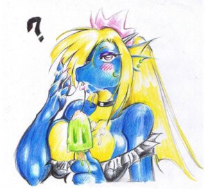 Rating: Questionable Score: 0 Tags: anthro big_breasts bittenhard breasts clothed clothing dragon e621 female food mint_(bittenhard) mythological_creature mythological_scalie mythology non-mammal_breasts popsicle scalie solo suggestive User: bunchy7s