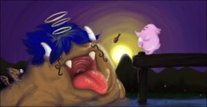 Rating: Questionable Score: 0 Tags: ambiguous_gender aquatic black_border border cetacean chansey chicken_meat digital_media_(artwork) duo e621 egg feral food generation_1_pokemon mammal meat nintendo obese outside overweight pier pokemon pokemon_(species) pouch_(anatomy) pouch_purse roast_chicken_leg sapphirus sapphydracases scary seaside what User: bunchy7s