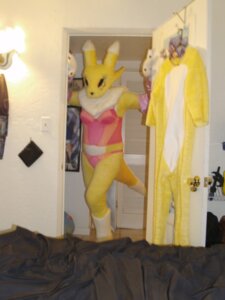 Rating: Questionable Score: 0 Tags: 3:4 anthro armwear bandai_namco black_sclera butt canid canine clothing corset cosplay costume digimon digimon_(species) e621 elbow_gloves female franchii-manchii fur fursuit gloves grandfathered_content handwear lingerie mammal panties photography_(artwork) real renamon solo teasing topwear underwear white_body white_fur yellow_body yellow_fur User: bunchy7s