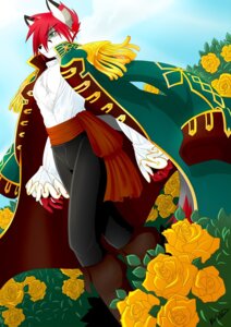Rating: Safe Score: 0 Tags: 2012 anthro boots canid canine clothed clothing e621 flower footwear fox fur garden green_eyes grey_body grey_fur hair male mammal nataly-b phenol plant red_body red_fur red_hair rose_(flower) shoes sleeves solo uniform User: bunchy7s