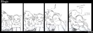 Rating: Safe Score: 0 Tags: anthro ayato base_one_layout black_and_white brokenwing collar comic domestic_cat dragon duo e621 english_text felid feline felis four_frame_image horn hug hugging_another illogic male mammal membrane_(anatomy) membranous_wings monochrome mythological_creature mythological_scalie mythology one_row_layout piercing romantic romantic_couple scalie simple_background text traditional_media_(artwork) wings User: bunchy7s