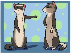 Rating: Safe Score: 0 Tags: 2013 :/ ambiguous_gender annoyed arms_bent bent_arm border crotch_tuft domestic_ferret duo e621 extended_arm feral gesture green_eyes hand_gesture hand_on_belly hand_on_own_belly mammal mouth_closed mustelid musteline narcotic_sprinkles on_haunches pointing pointing_at_another raised_arm sitting tail touching_belly true_musteline tuft weasel white_border User: bunchy7s