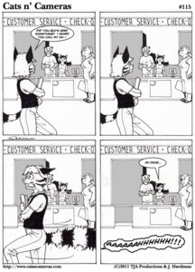 Rating: Questionable Score: 0 Tags: 2011 anthro bear bella_tyler_moore breasts cats_n'_cameras cheetah clothed clothing comic dialogue domestic_cat e621 english_text felid feline felis female fur greyscale group hair james_di_benedetto james_m_hardiman josephine_rodgers maine_coon male mammal markings monochrome pen_(artwork) polar_bear ring_(marking) ringed_tail scared striped_markings striped_tail stripes svetlana_(cnc) tail tail_markings text traditional_media_(artwork) url ursine User: bunchy7s