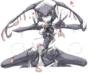 Rating: Explicit Score: 0 Tags: arthropod blush bodily_fluids breasts condom condom_decoration cum double_v_sign e621 female filled_condom genital_fluids genitals gesture hand_gesture heart_symbol holding_condom holding_object looking_at_viewer nightmare_fuel non-mammal_breasts not_furry sexual_barrier_device smile solo v_sign vulva xelvy yellow_eyes User: bunchy7s