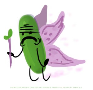 Rating: Safe Score: 0 Tags: ambiguous_gender e621 english_text fairy flying food frown green_body not_furry pickle_(food) solo text unknown_artist wand what what_has_science_done User: bunchy7s