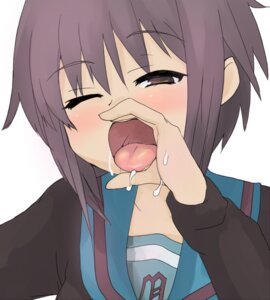 Rating: Explicit Score: 0 Tags: 1boy 1girls asian atahuta blowjob breasts brown_eyes bust clothing cum cute deep_blowjob deepthroat facial fellatio female fringe invisible_penis kneeling light-skinned_female light_skin male nagato_yuki naughty_face one_eye_closed open_mouth oral pale-skinned_female pale_skin penis petite pleasure_face purple_hair rule34 school school_uniform schoolgirl see-through see-through_penis short_hair skinny slim solo suzumiya_haruhi_no_yuuutsu teenager tongue tongue_out violet_hair white_background wink young User: bunchy7s
