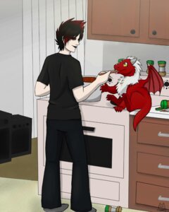 Rating: Safe Score: 0 Tags: 2013 albino ambiguous_gender chibi claws cooking corpse-grinder dragon duo e621 eerieeden feral food fuzznut hair human long_hair mammal membrane_(anatomy) membranous_wings mythological_creature mythological_scalie mythology scalie size_difference smile tail wings User: bunchy7s