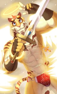 Rating: Questionable Score: 0 Tags: abs angel anthro biceps biped black_body black_fur blue_eyes bulge celtic_cross celtic_pointed_cross christian_cross christian_symbol christianity claws clothed clothing cross cross_necklace e621 eyewear feathered_wings feathers felid fur glasses gloves halo handwear hi_res jewelry male mammal markings melee_weapon muscular muscular_anthro muscular_male necklace orange_body orange_fur pantherine pecs pointed_cross pose religion religious_symbol solo speedo standing stripes swimwear sword tail tiger tkfkd5362 topless undertaker weapon white_body white_fur wings yellow_body yellow_fur User: bunchy7s