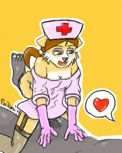 Rating: Explicit Score: 0 Tags: 4:5 anthro blush canid canine canis clothing cowgirl_position domestic_dog duo e621 female female_on_top female_penetrated from_front_position gloves handwear hat headgear headwear heart_symbol legwear low_res male male/female male_on_bottom male_penetrating male_penetrating_female mammal medical_gloves nurse nurse_clothing nurse_hat nurse_headwear nurse_uniform on_bottom on_top peikani penetration sex stockings straddling tail uniform User: bunchy7s