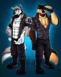 Rating: Safe Score: 0 Tags: 2013 abs abstract_background ango76 anthro athletic biceps big_muscles black_nose blue_background boots bottomwear bracelet brown_body brown_fur bulge canid canine canis chest_tuft claws clothed clothing clothing_lift dog_tags duo e621 facial_piercing fangs footwear fur gloves grey_body grey_fur grin handwear hat headgear headwear hi_res jacket jewelry looking_at_viewer male mammal muscular muscular_male open_clothing open_shirt open_topwear pants pecs piercing pose shirt shirt_lift shoes simple_background smile standing tan_body tan_fur teeth topwear tuft vest wolf User: bunchy7s Rating: Safe Score: 0 Tags: 2013 abs abstract_background ango76 anthro athletic biceps big_muscles black_nose blue_background boots bottomwear bracelet brown_body brown_fur bulge canid canine canis chest_tuft claws clothed clothing clothing_lift dog_tags duo e621 facial_piercing fangs footwear fur gloves grey_body grey_fur grin handwear hat headgear headwear hi_res jacket jewelry looking_at_viewer male mammal muscular muscular_male open_clothing open_shirt open_topwear pants pecs piercing pose shirt shirt_lift shoes simple_background smile standing tan_body tan_fur teeth topwear tuft vest wolf User: bunchy7s