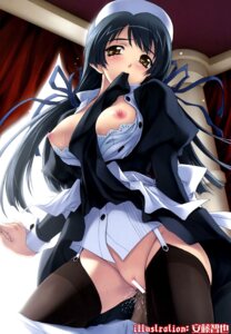 Rating: Explicit Score: 0 Tags: black_hair blush breasts brown_eyes censored copyright_request female garter_belt hair_ribbon highres long_hair maid male nipples open_clothes open_shirt penis pussy pussy_juice ribbon ribbons rule34 scan sex shirt thighhighs vaginal_penetration User: bunchy7s