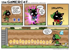 Rating: Safe Score: 0 Tags: anthro base_two_layout claws clothing comic crime dialogue domestic_cat e621 english_text felid feline felis four_frame_image fur gamercat_(character) hair male mammal navi nintendo ocarina_of_time open_mouth rupee samantha_whitten speech_bubble teeth text the_gamercat the_legend_of_zelda tongue two_row_layout User: bunchy7s
