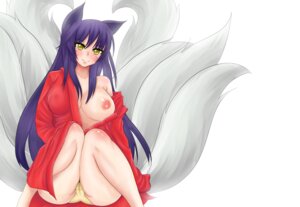 Rating: Questionable Score: 0 Tags: 2012 ahri_(lol) amber_eyes animal_humanoid areola big_breasts blush breasts camel_toe canid canid_humanoid canine canine_humanoid clothed clothing e621 female fox fox_humanoid front_view hair hi_res humanoid league_of_legends mammal mammal_humanoid nickxar nipples off_shoulder one_breast_out purple_hair riot_games sitting solo tail tencent User: bunchy7s