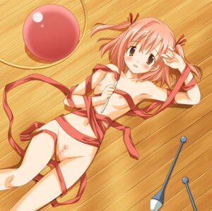 Rating: Explicit Score: 0 Tags: artist_request baton blush breasts brown_eyes censored club entangled female flat_chest gymnastics hoop juggling_club lying mahou_sensei_negima! naked_ribbon nude on_back pink_hair pussy rhythmic_gymnastics ribbon ribbon_baton ribbons rule34 sasaki_makie short_hair weapon User: bunchy7s