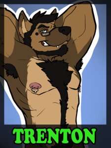 Rating: Safe Score: 0 Tags: 2012 3:4 amwulf anthro armpit_hair athletic biceps big_muscles body_hair canid canine canis character_badge_(artwork) chest_hair domestic_dog e621 eyewear fur german_shepherd hands_behind_head happy_trail herding_dog hi_res looking_at_viewer male mammal muscular muscular_anthro muscular_male nipple_piercing nipples nude pastoral_dog pecs piercing solo trenton_reinhardt User: bunchy7s