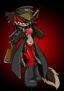 Rating: Safe Score: 0 Tags: anthro archie_comics bolt-action bolt-action_rifle bolt_action bolt_action_rifle boots bottomwear breasts canid canine cigarette cleavage clothed clothing coat e621 ear_piercing fan_character female fiona_fox fire footwear fox fur gloves gun hair handwear hat headgear headwear lighter mammal navel notched_ear overcoat pants piercing ranged_weapon red_eyes red_hair rifle rifle_scope sega shoes simple_background smoking sniper_scope solo sonic_the_hedgehog_(archie) sonic_the_hedgehog_(comics) sonic_the_hedgehog_(series) tail tan_body tan_fur tobacco topwear unknown_artist warm_colors weapon wide_hips User: bunchy7s