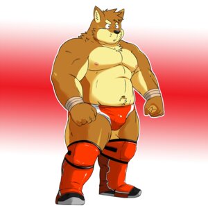 Rating: Questionable Score: 0 Tags: 1:1 anthro biceps big_muscles biped bulge canid canine canis clothed clothing domestic_dog e621 footwear hi_res kenta_shiba_(character) male mammal muscular muscular_anthro muscular_male navel nipples pecs red_clothing red_footwear red_shoes shiba-kenta shiba_inu shoes solo spitz topless wrestler wrestling_briefs User: bunchy7s