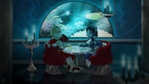 Rating: Safe Score: 0 Tags: accessory anthro aquarium aquatic belt beverage black_nose blackby blue_body blue_eyes blue_fur blue_hair boots brown_body brown_fur candle canid canine chair clothed clothing container cup detailed_background dinner dress duo e621 eye_contact female feral fingerless_gloves fish fish_tank footwear fox fox_mccloud fur furgonomics furniture glass gloves green_eyes grey_eyes hair hair_accessory handwear hi_res holding_glass holding_object inside jewelry krystal_(star_fox) looking_at_another male mammal nintendo pitcher raised_arm romantic romantic_ambiance romantic_couple romantic_dinner shoes short_hair silhouette sitting smile star_fox swimming table tail tail_accessory tailband vivarium water white_body white_fur white_hair User: bunchy7s