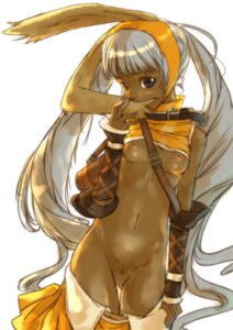 Rating: Questionable Score: 0 Tags: animal_ears archer archer_(ffta) black_eyes blush branch_(artist) branch_(blackrabbits) breasts bunny_ears dark-skinned_female dark_skin female female_only final_fantasy final_fantasy_tactics final_fantasy_tactics_advance humanoid long_hair navel nipples no_panties pubic_hair pussy rule34 shirt_lift silver_hair simple_background skirt skirt_pull solo stomach thigh_gap thighs tied_hair twintails uncensored vagina very_long_hair viera User: bunchy7s