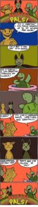 Rating: Safe Score: 0 Tags: absurd_res anthro bat cheetah comic dialogue e621 english_text felid feline group hi_res humor long_image male mammal reptile saturday_morning_breakfast_cereal scalie tall_image text turtle zach_weiner User: bunchy7s