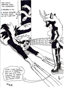 Rating: Questionable Score: 0 Tags: 2006 anthro black_and_white black_clothing black_legwear boots breasts cigarskunk claw_marks clothing comic demon demona_(joe_rosales) desiree_lee disembodied_hand dragging duo_focus e621 english_text female footwear glistening group group_sex high_heeled_boots high_heels horn imminent_rape imminent_sex leg_grab legwear male male/female mammal marker_(artwork) mephitid mixed_media monochrome nude pen_(artwork) reptile scalie sex shoes size_difference skunk smaller_female smaller_male snake standing tail text thigh_boots thigh_highs threesome traditional_media_(artwork) trio User: bunchy7s