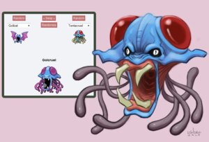 Rating: Safe Score: 0 Tags: alternate_species ambiguous_gender bat black_eyes e621 fakemon fusion generation_1_pokemon golbat hybrid kendall_hale mammal membrane_(anatomy) membranous_wings nightmare_fuel nintendo pokemon pokemon_(species) pokemon_fusion solo tentacruel wings User: bunchy7s