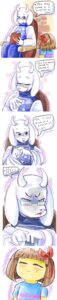 Rating: Safe Score: 0 Tags: absurd_res accessory ambiguous_gender anthro artizluvsart blush book boss_monster_(undertale) bovid bow_(feature) bow_accessory bow_ribbon caprine child dialogue digital_media_(artwork) duo e621 english_text eyes_closed eyewear female frisk_(undertale) fur glare glasses hair_accessory hair_bow hair_ribbon hi_res horn human long_image mammal open_mouth paws ribbons smile tall_image text toriel undertale undertale_(series) white_body white_fur young User: bunchy7s